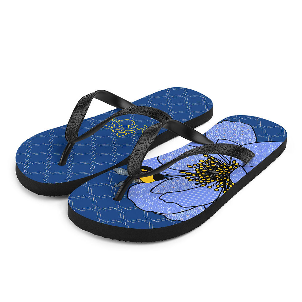 Miniatura: Bee Strong Peony | Flip-Flops