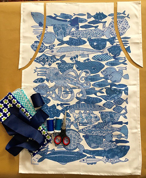 Making an apron - the process