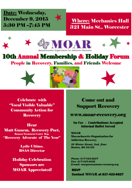 Www Moar Recovery Org Massachusetts Organization For Addiction