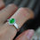 縮圖：Jadeite Ring 翡翠鑽石戒指