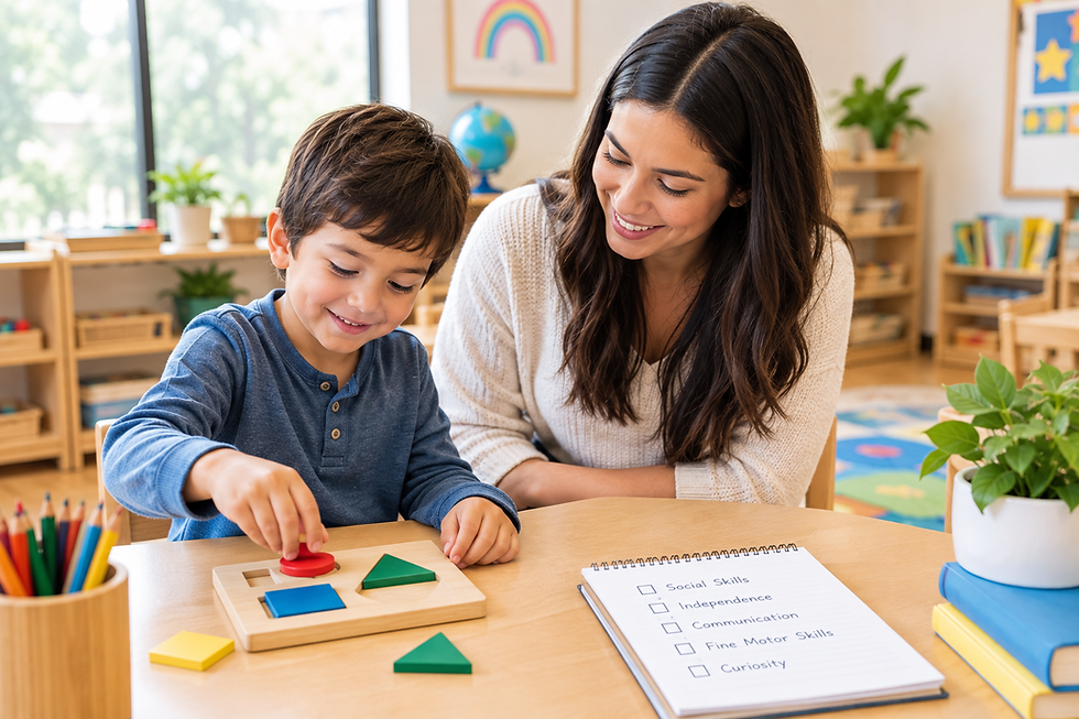 Warm Classroom Learning Moment