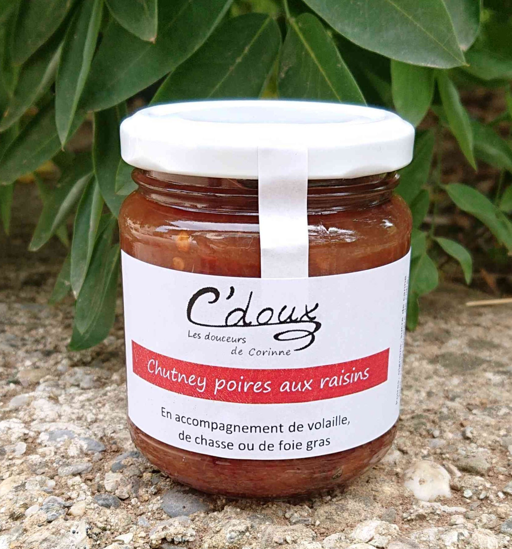 Chutney poires aux raisins