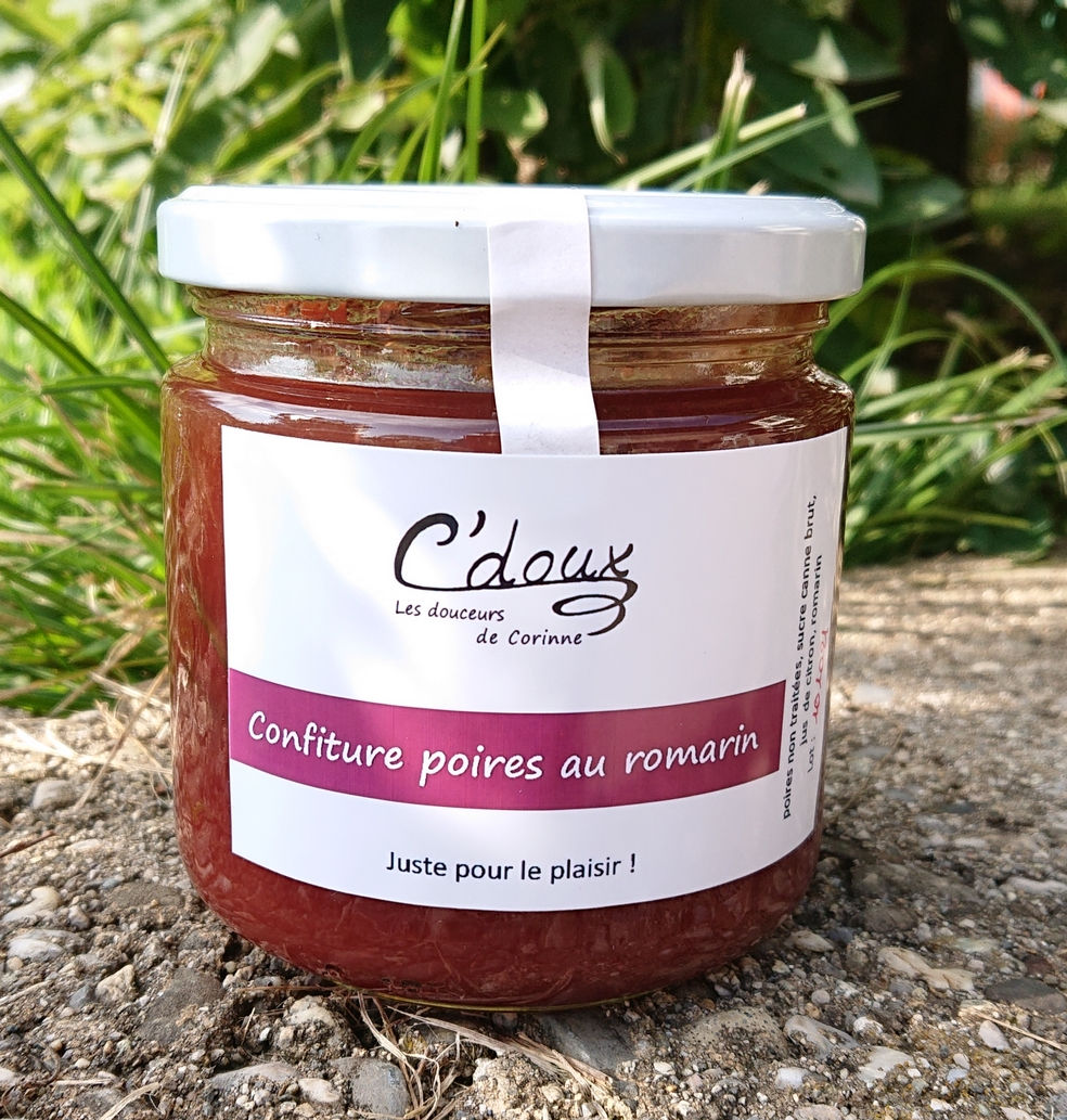 Confiture de poires au romatin