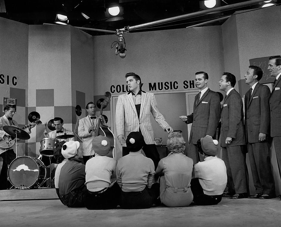 Elvis Milton Berle dress rehearsal. With