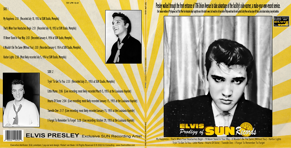 10" LP Prodigy of SUN Records