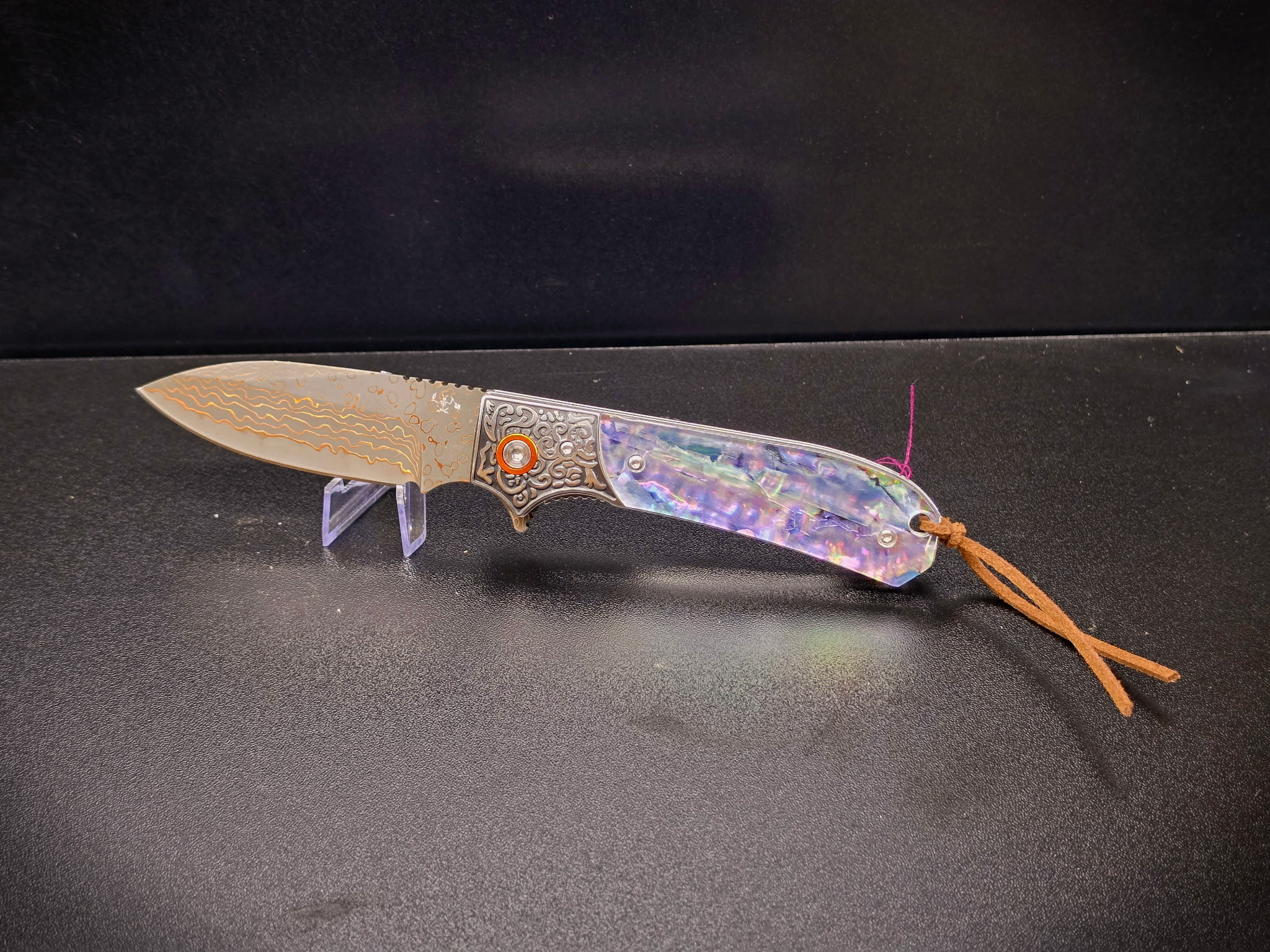 Everyday Carry Folding Knife – Imitation Abalone Handle