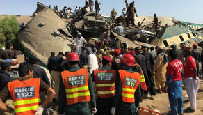 ದಕ್ಷಿಣ ಪಾಕಿಸ್ತಾನದಲ್ಲಿ ರೈಲು ಅಪಘಾತ - ಹಲವಾರು ಮಂದಿ ಸಾವು