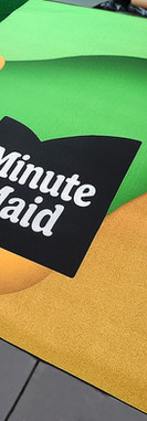 printed carpet for a brand launch