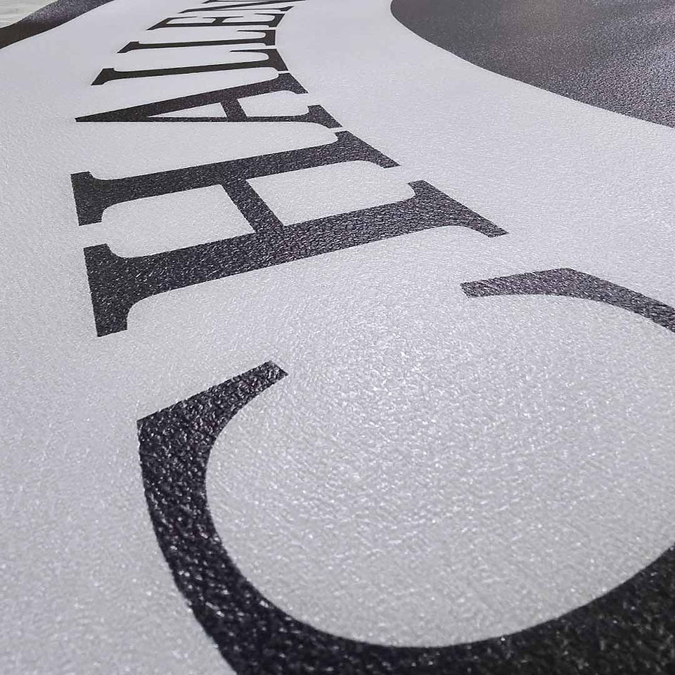 RPV up close photo showing non slip texture of RPV vinyl printed flooring