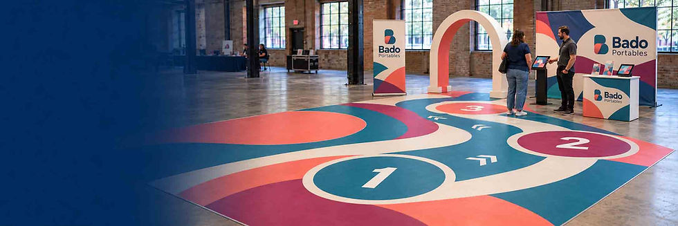 Experiential Event Floor for activation booth