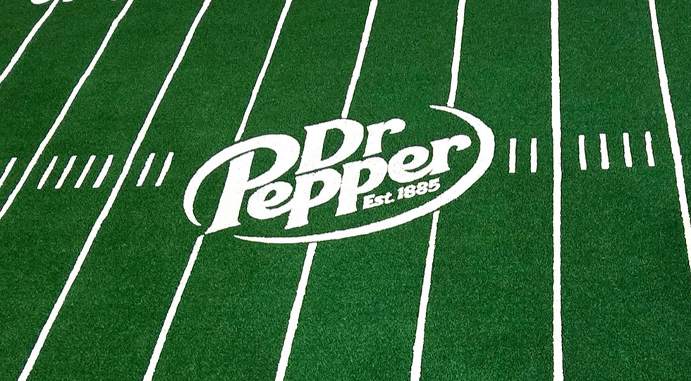 DrPepper Retail Custom Turf Painting
