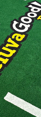 Custom painted turf for top branding companies