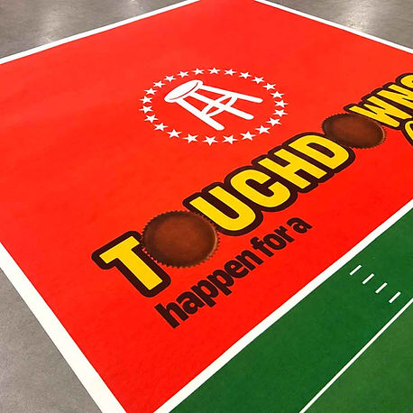 Custom Printed Carpet on G-Select carpet with Felt Backing