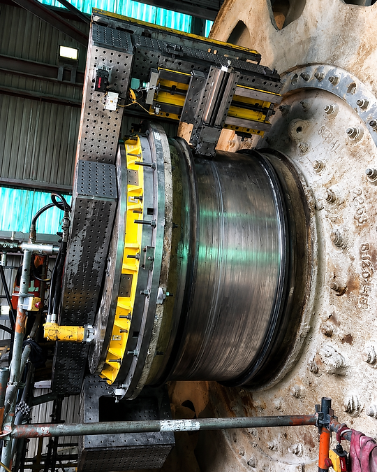 Ball Mill Trunion Machining - TRUNION RECTIFICATION - BEARING JOURNAL
