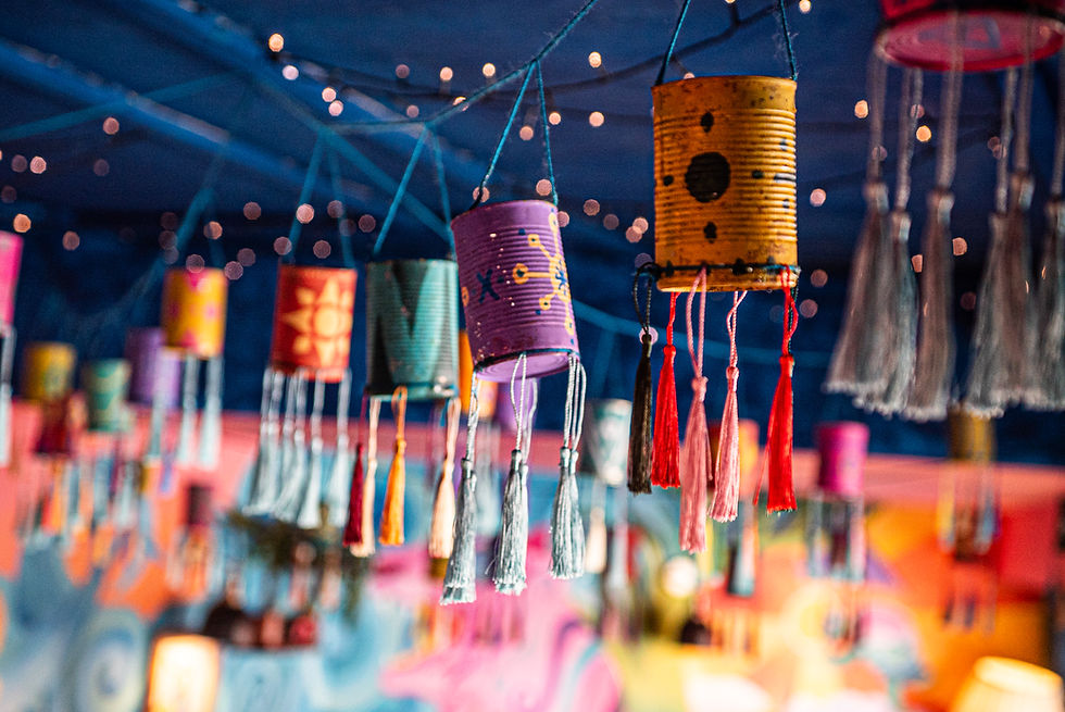 Unique handmade lanterns for our Shropshire restaurant