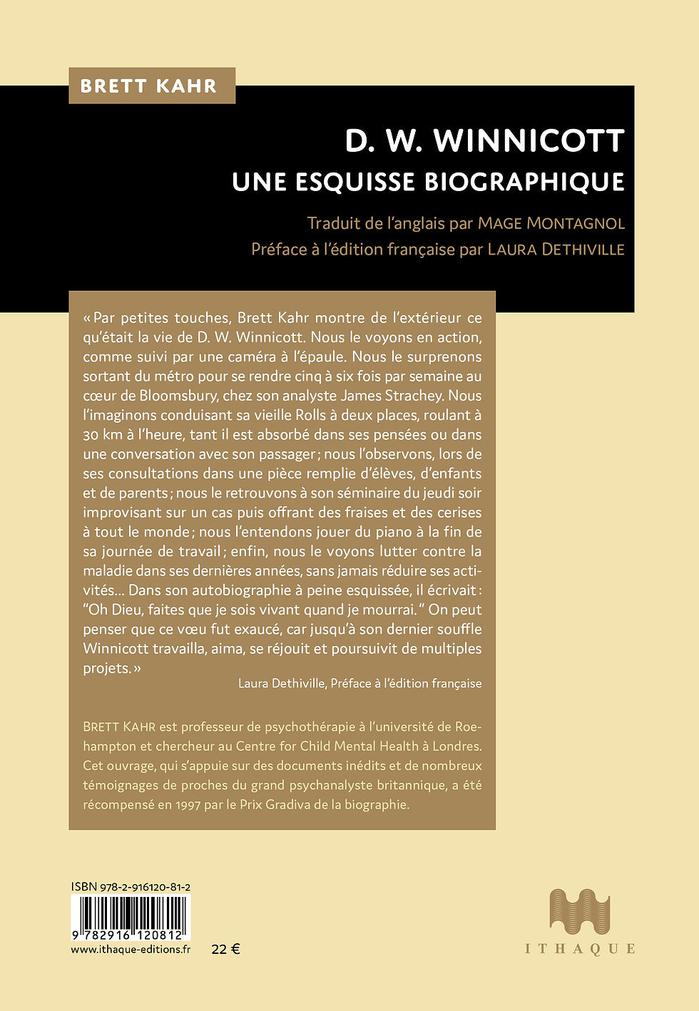 Miniature : D. W. Winnicott : une esquisse biographique