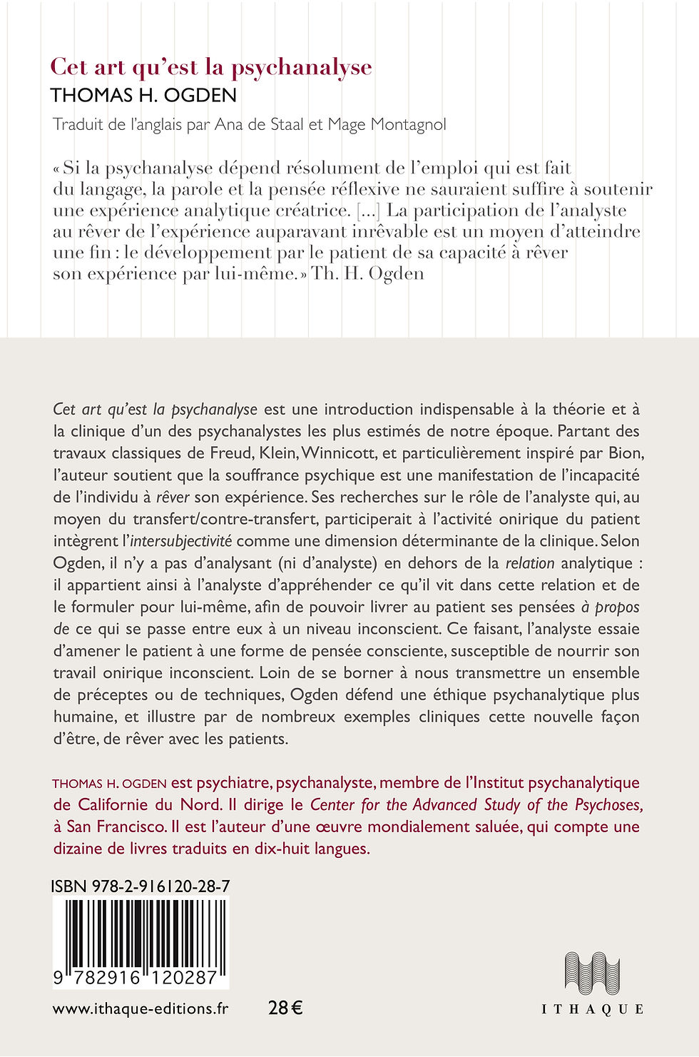 Miniature : Cet art qu'est la psychanalyse