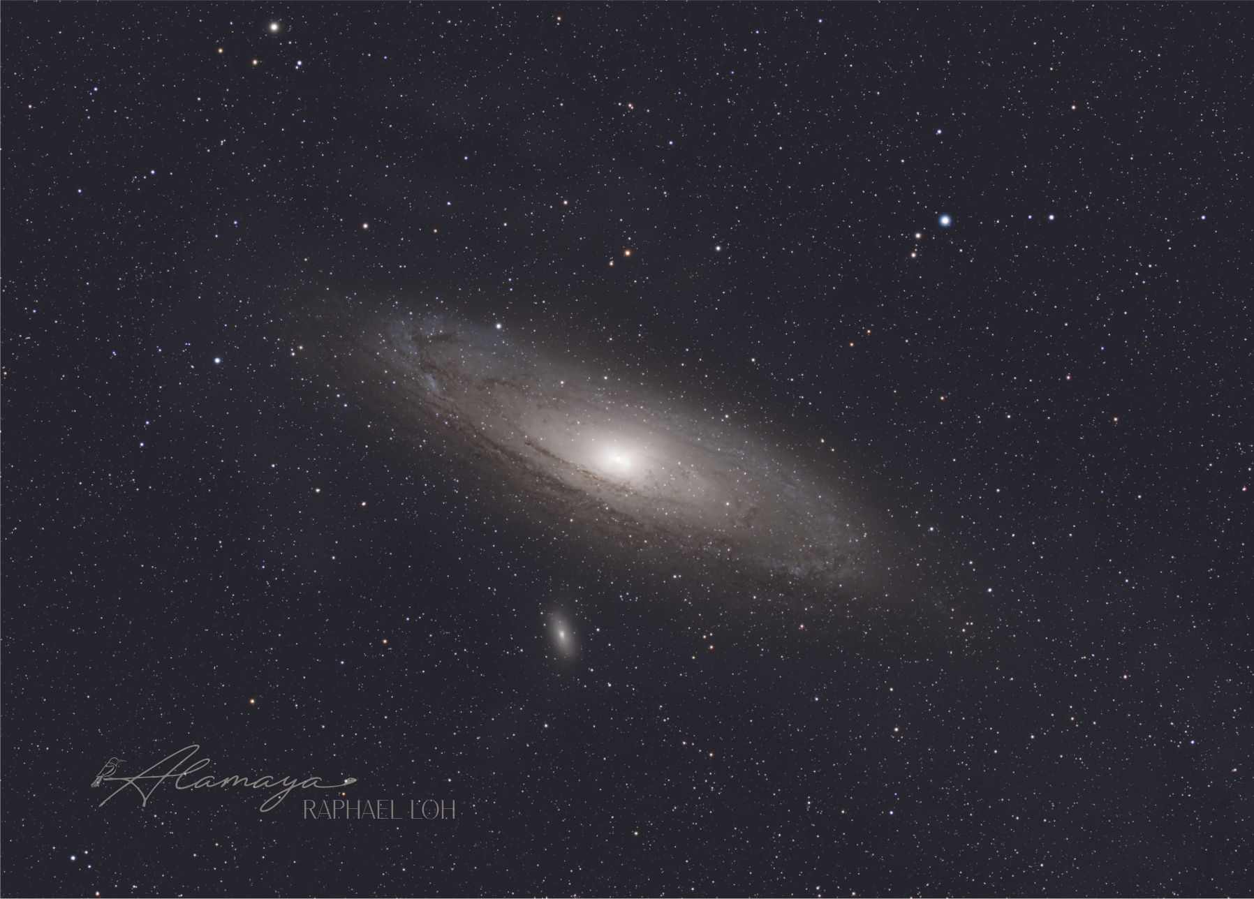 An Island Universe Postcard