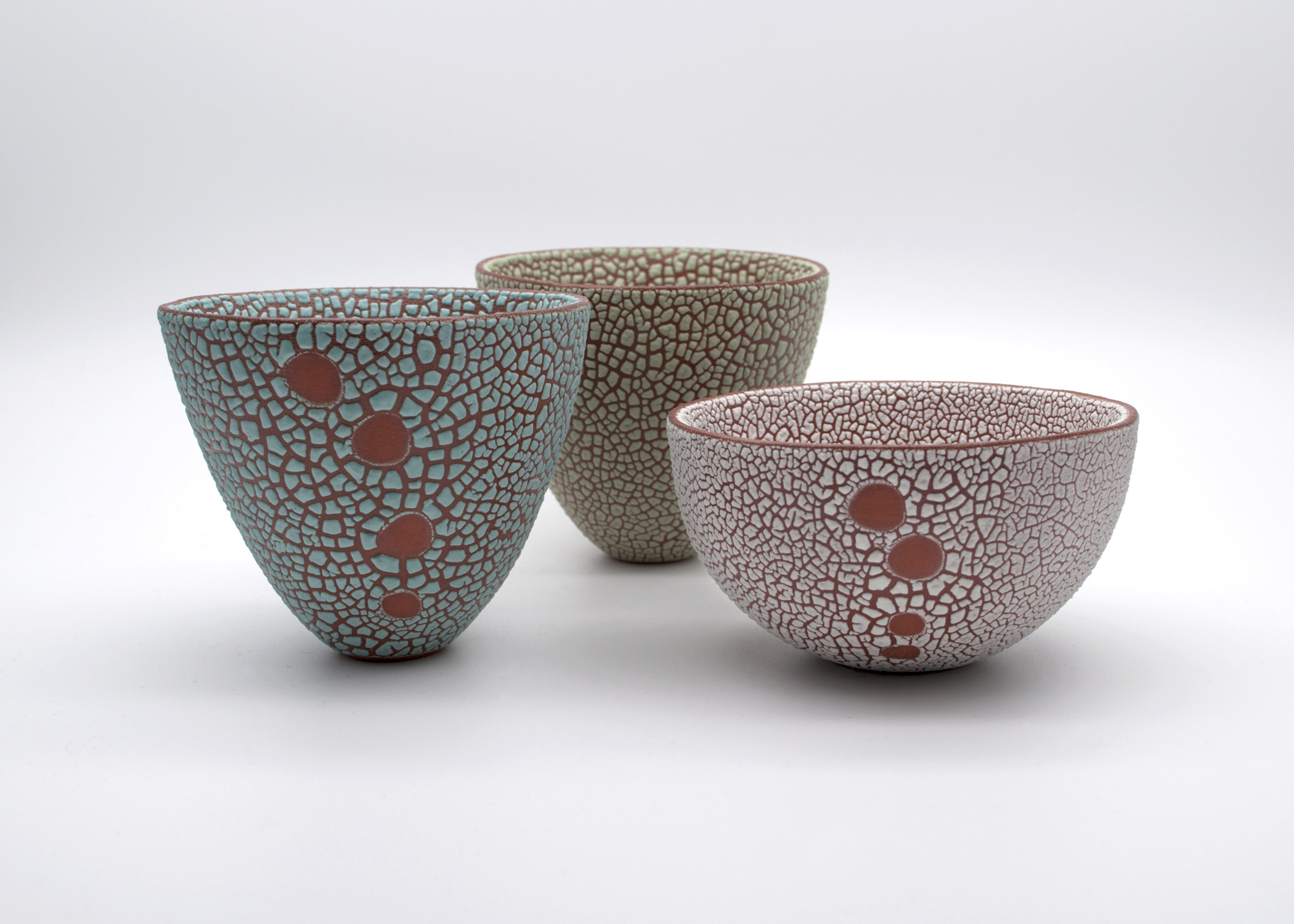 Tall Bowls (Size 1) & Small Round Bowl - 2018.