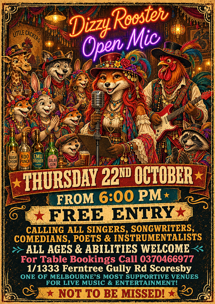 Dizzy Rooster Bohemian Open Mic.png