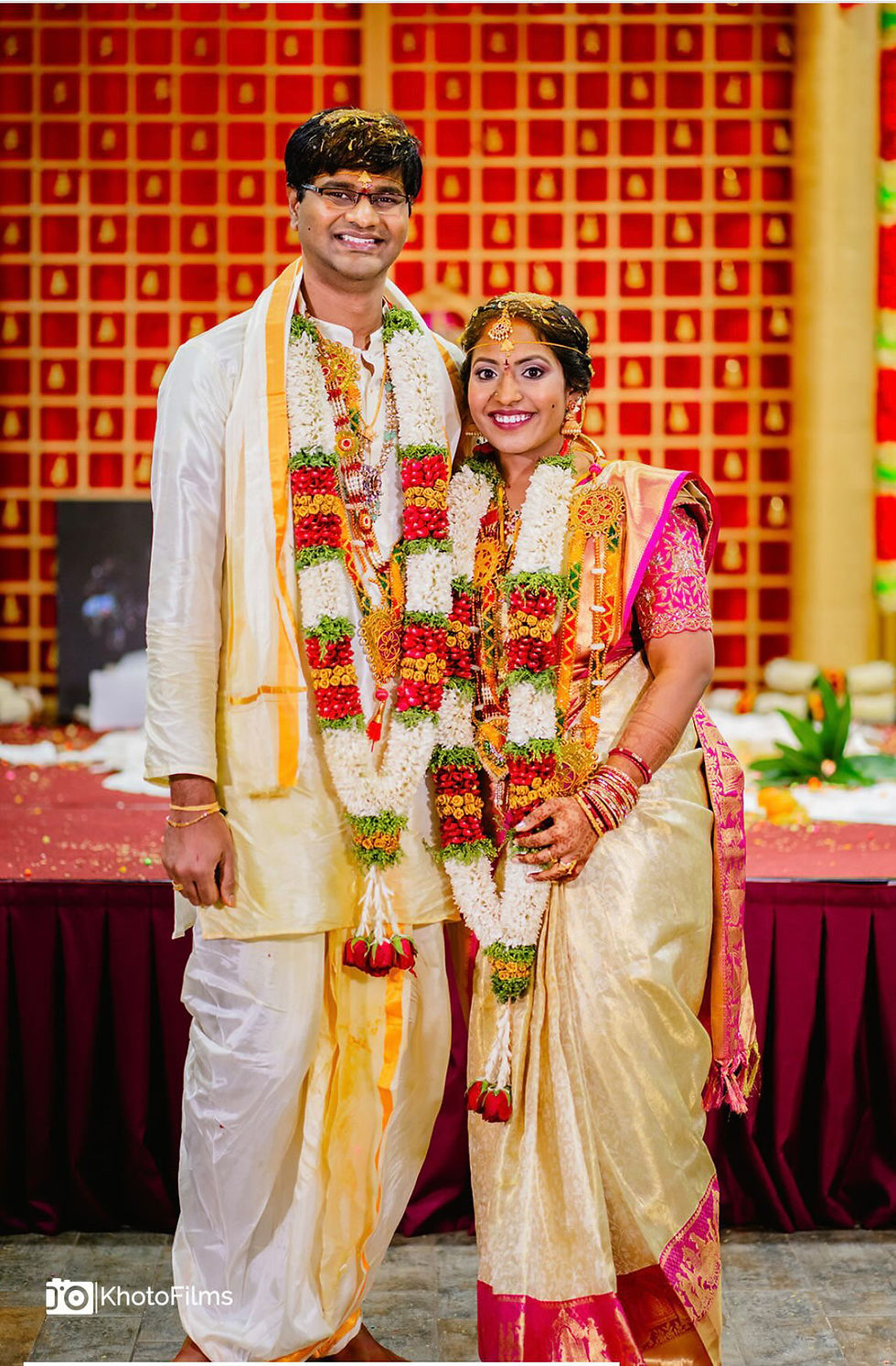 Before and After Of Traditional Indian Wedding Bride In West Palm Beach