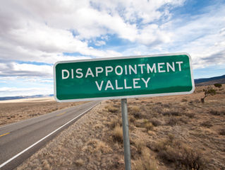 Not Bitter, Just Disappointed