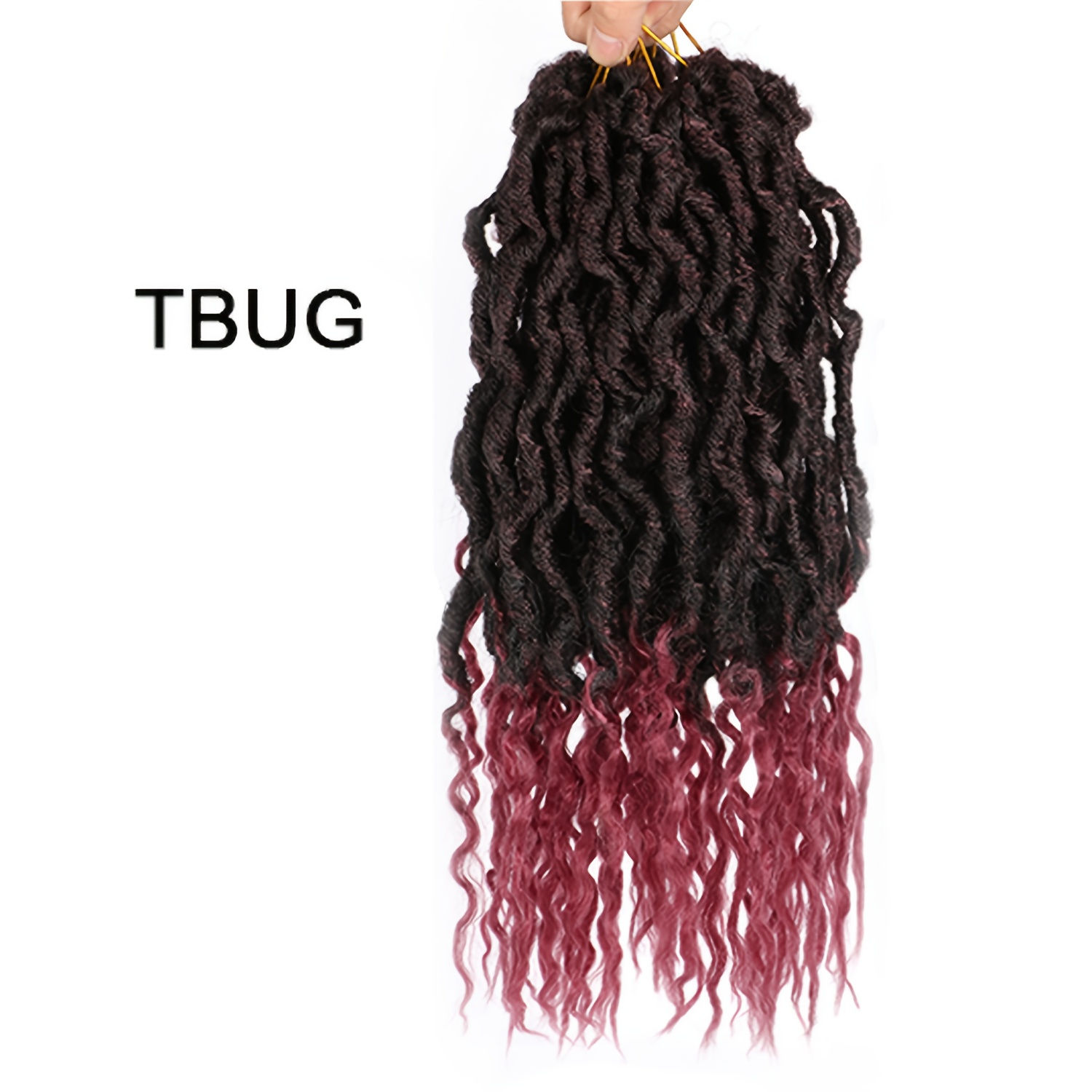 2 Packs 16 Inch Soft Faux Locs Crochet Hair Extensions