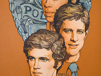 Amsel's Lost Art: Unpublished TV GUIDE cover for "THE ROOKIES"