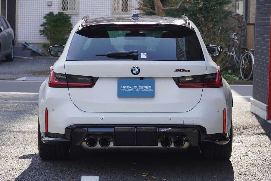 飛び石保護プロテクションフィルムPPF施工 マットプロテクションフィルム施工 施工事例 BMW M3CSツーリング 後面