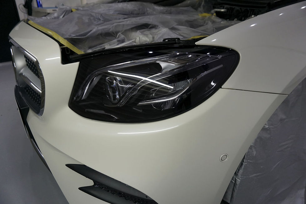 飛び石保護プロテクションフィルムPPF施工 スモークプロテクションフィルム After メルセデスベンツ Eクラスクーペ