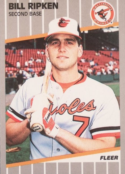 how one junk wax baseball card shocked the hobby: The 1989 Fleer Billy Ripken Error Card
