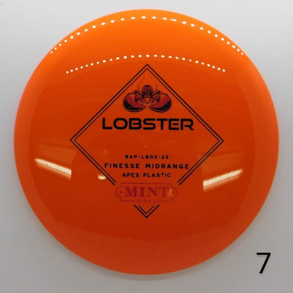 Thumbnail: Lobster is a finesse midrange. This easy-to-throw and control midrange works great as straight flying or turnover disc