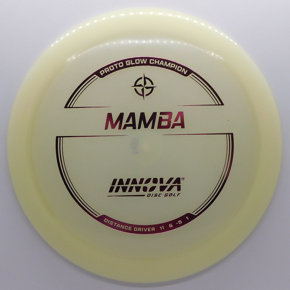 Thumbnail: INNOVA PROTO GLOW CHAMPION MAMBA Understable and easy to launch—perfect for slower arms trying to boost their distance