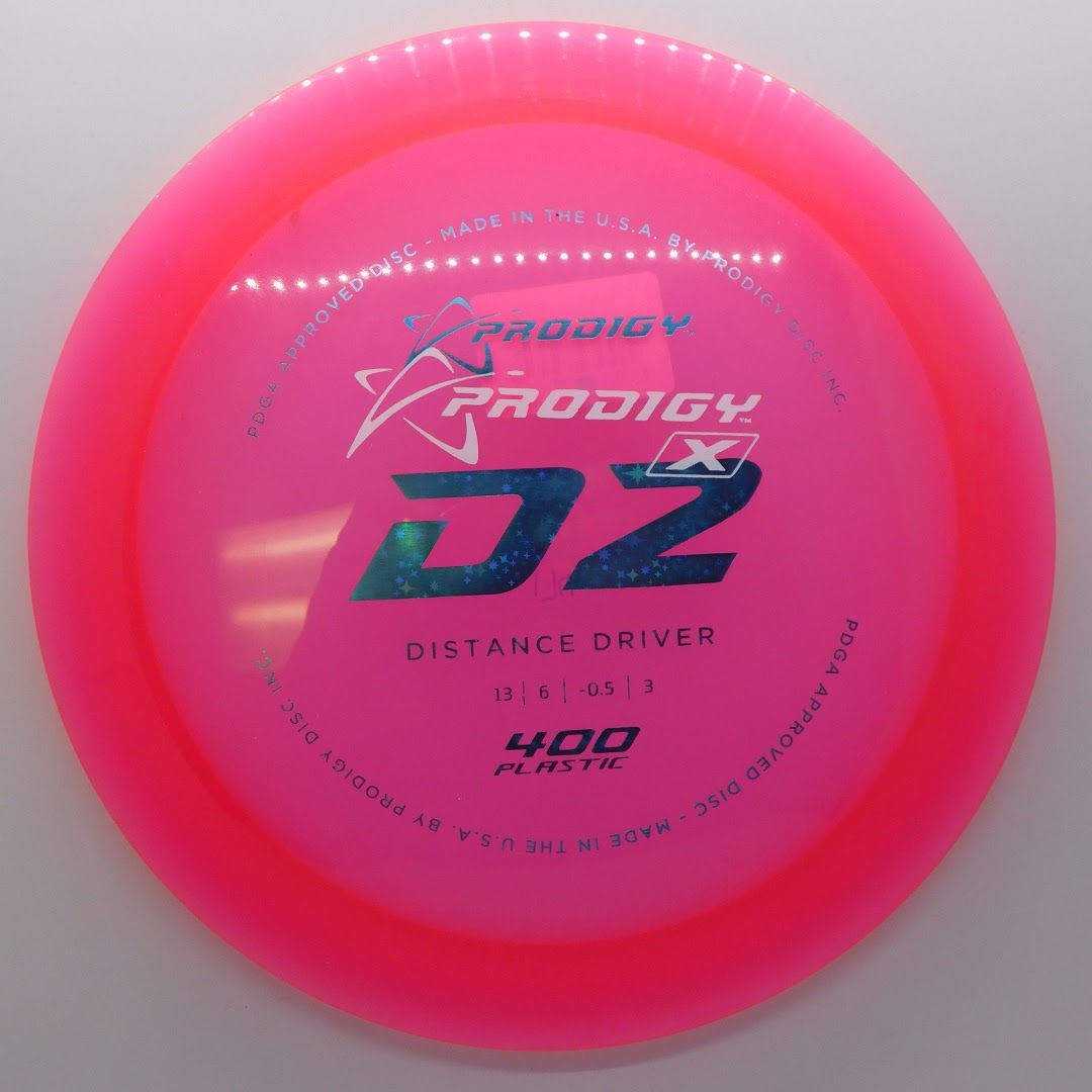 PRODIGY 400G X-OUT D2 very fast, over stable driver that is designed for strong throwers. Just slightly less stable than D1
