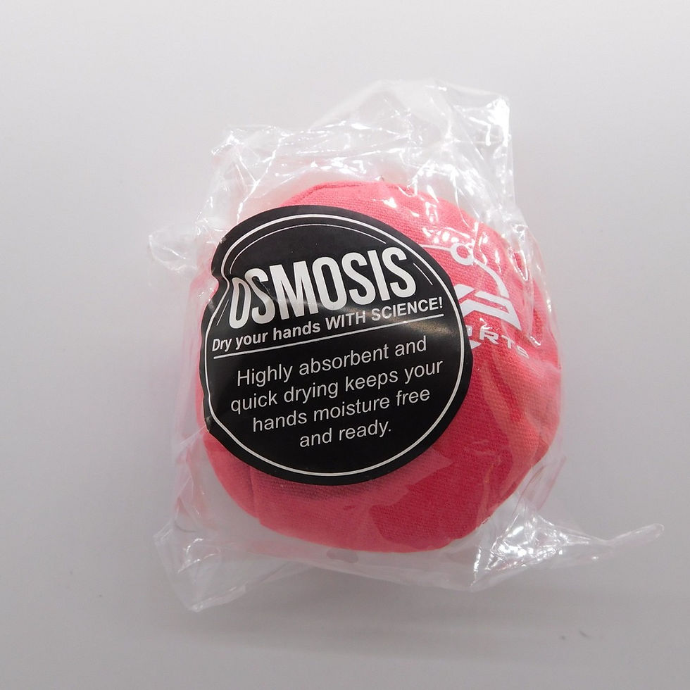 MVP OSMOSIS SPORT BALL  into your throwing hand will help minimize moisture and maximize grip