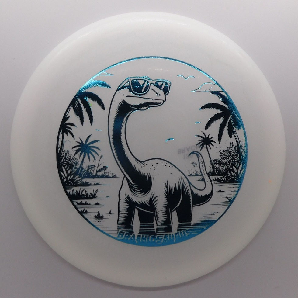 DINO DISCS EGG SHELL GLOW BRACHIOSAURUS Disc Golf Disc  Northern Indiana Mishawaka