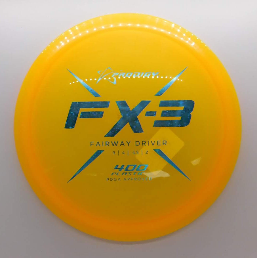 Prodigy FX-3 400G Plastic  is a stable and highly controllable disc, capable of holding a large variety of different lines