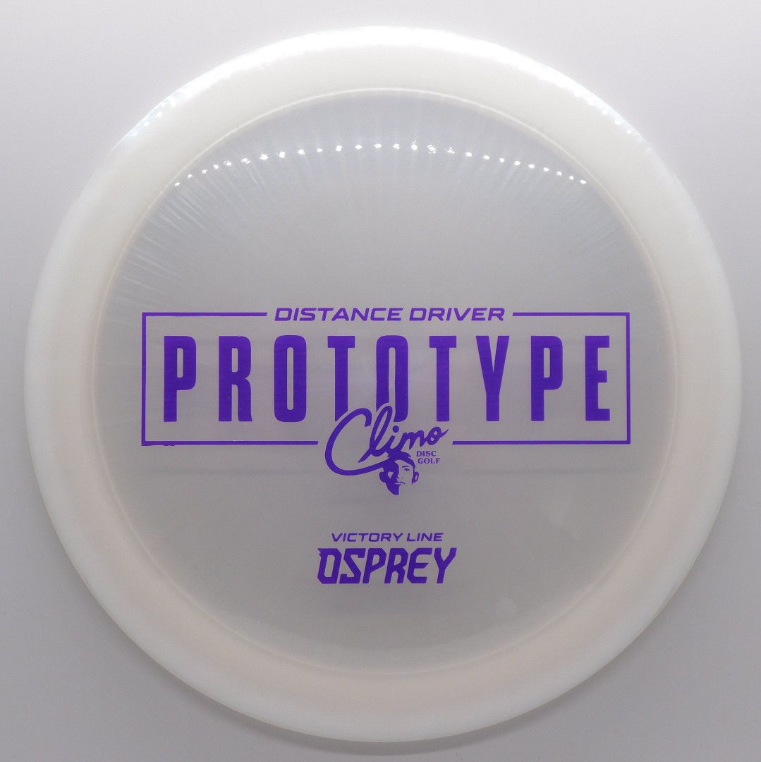 CLIMO DISC GOLF VICTORY LINE PROTOTYPE OSPREY controllable understability, long, smooth turnovers and maximum distance