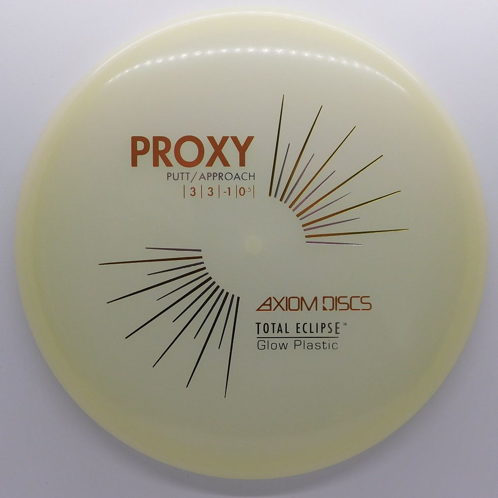 Thumbnail: AXIOM TOTAL ECLIPSE PROXY straight flyer. Thrown hard or soft, this disc will fly as straight as an arrow