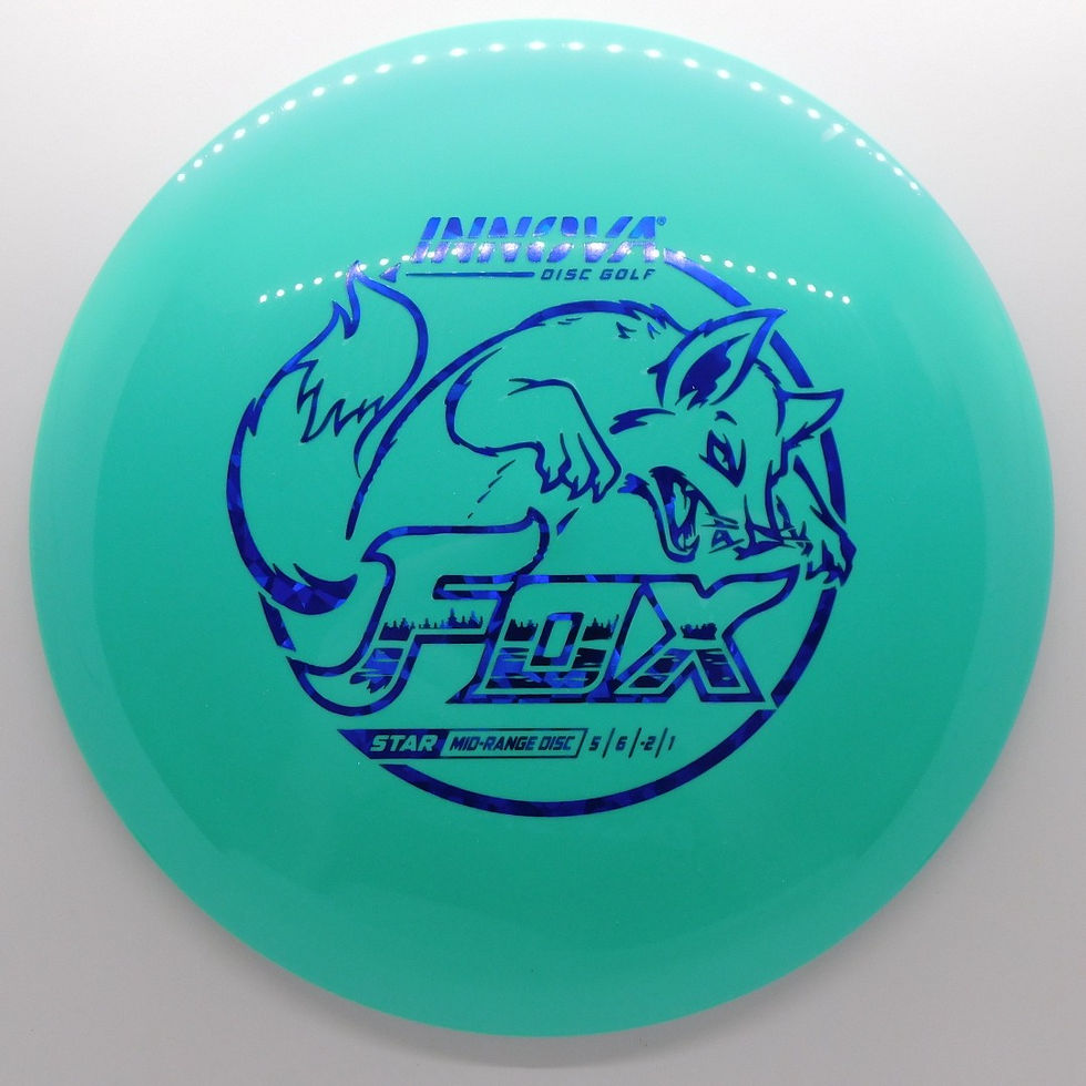 INNOVA STAR FOX neutral-to-understable flight, this fast, glidey midrange offers early turn, smooth hyzer flips
