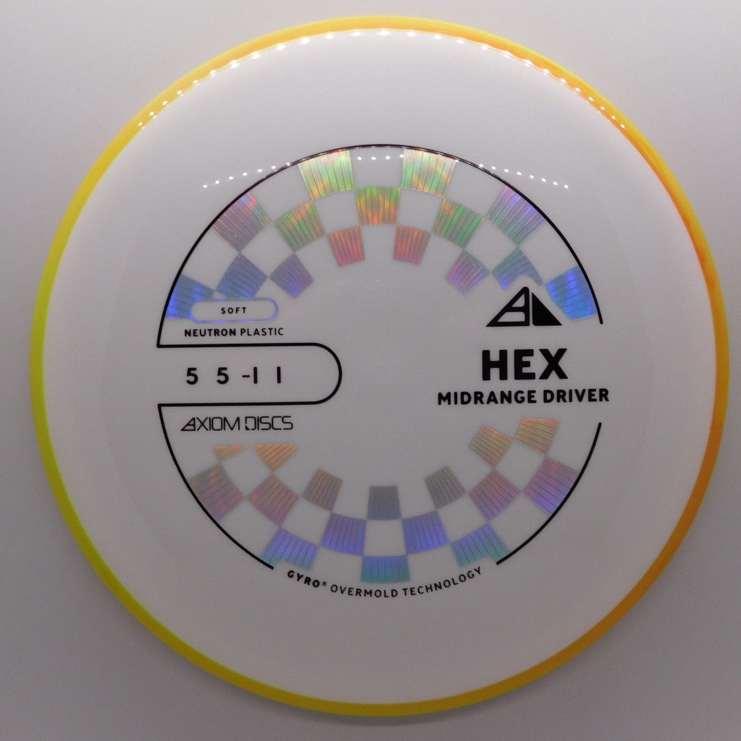 AXIOM NEUTRON SOFT HEX LCP straight flying midrange, designed to fit into anyone's bag
