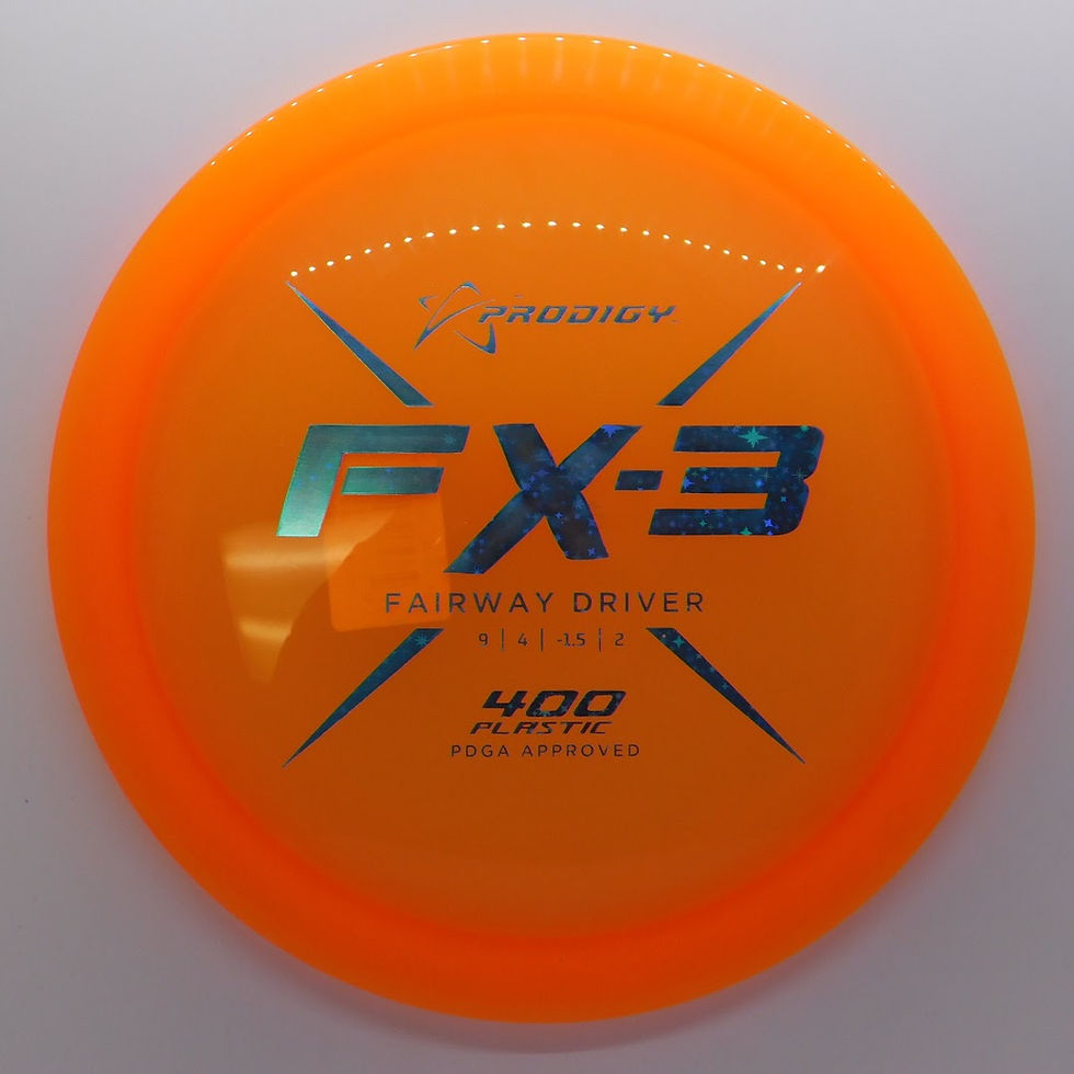 Thumbnail: Prodigy FX-3 400G Plastic  is a stable and highly controllable disc, capable of holding a large variety of different lines