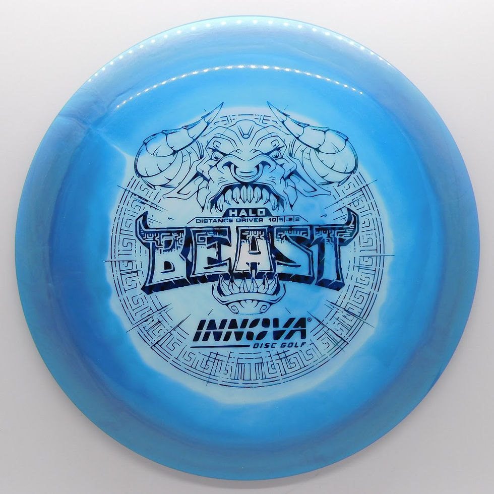 Thumbnail: Innova Beast is a fast, stable driver that isn’t too much for less experienced players. disc works well for forehand/backhand
