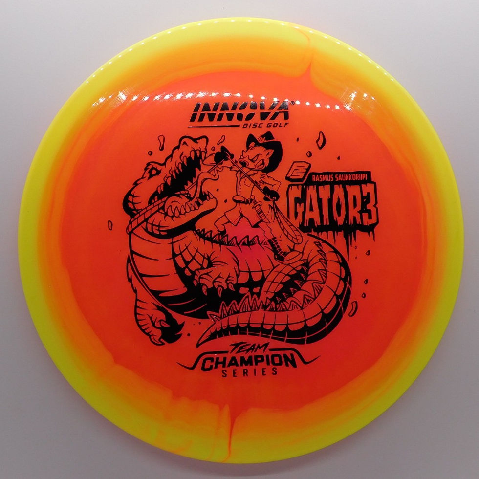 Thumbnail: INNOVA HALO CHAMPION GATOR3 low profile and a flat top  overstable midrange disc