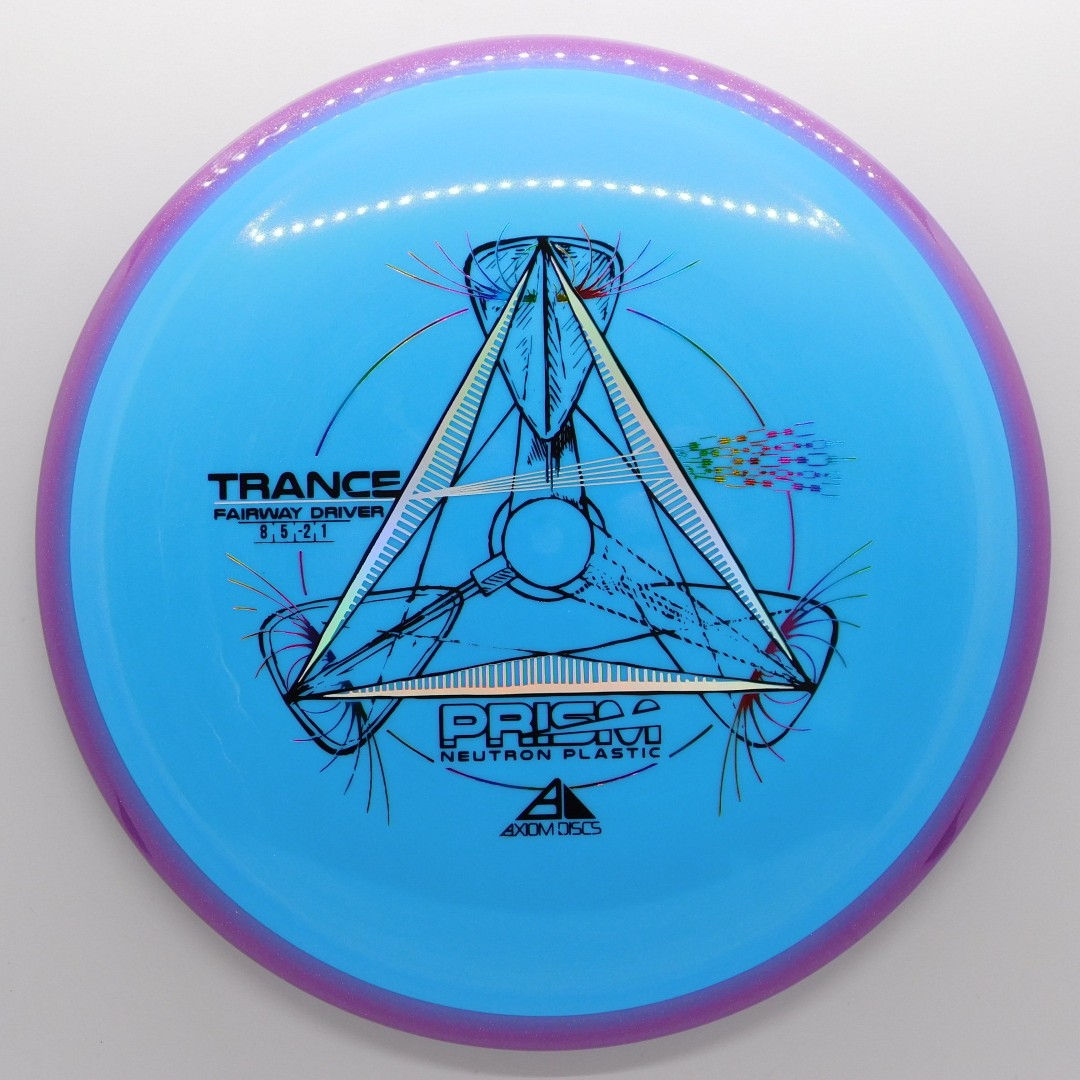 AXIOM PRISM NEUTRON TRANCE mesmerizing turnovers, dead straight flying hyzer-flips, and reliable flat to turn shots