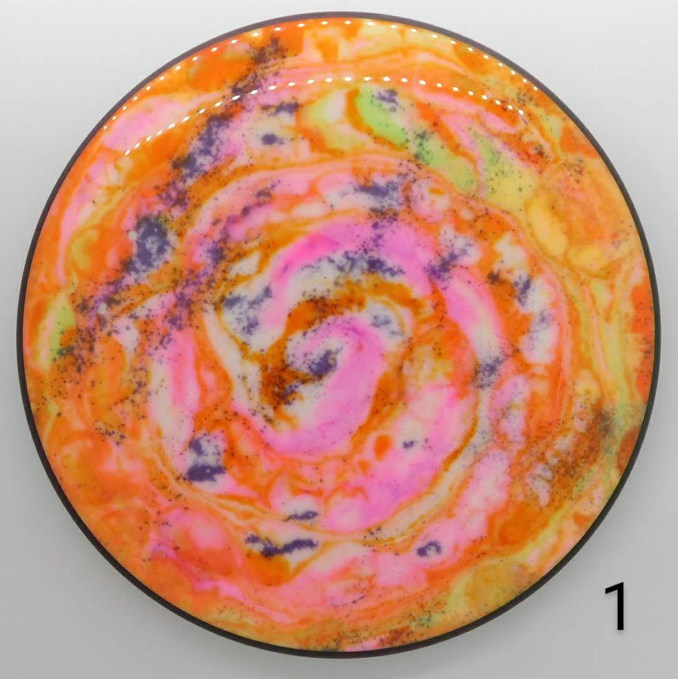 OFF THE CHAIN DYES MVP NEUTRON SOFT GLITCH disc golf catch disc pdga approved