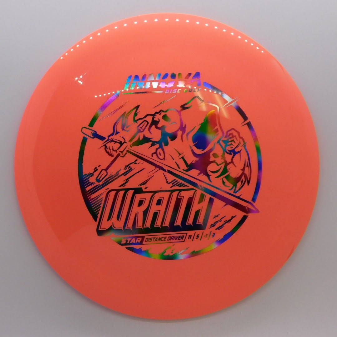 Innova Star Wraith is a long, stable, distance driver with decent speed, exceptional glide, and precision accuracy.