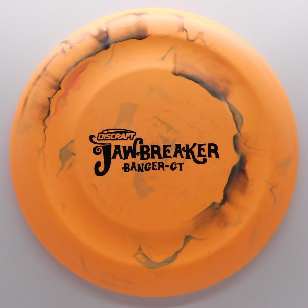 Thumbnail: Banger GT (Groove Top) is a unique Discraft putter that has a Groove around the top and a large bead jawbreaker