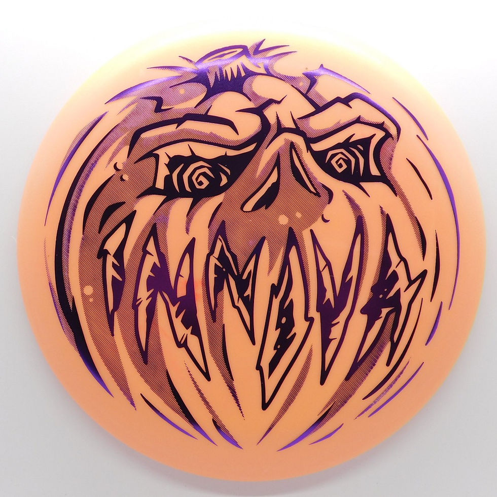 Thumbnail: INNOVA PUMPKIN PROTO GLOW NEXUS AVIAR 2025 HALLOWEEN popular straight flyer with a touch of fade at the end