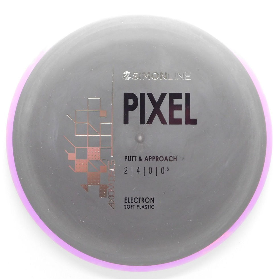 AXIOM ELECTRON SOFT PIXEL deep profile and a subtle micro bead, ensuring a comfortable and full grip. Driving & Putting